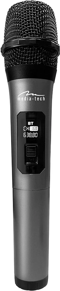 Mikrofon karaoke pa tela Media Tech MT398, Gri
