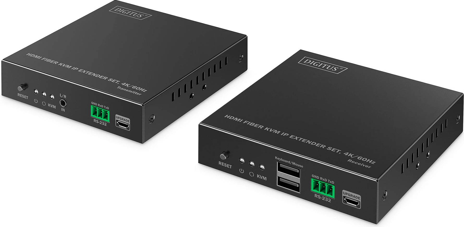 Extender HDMI Digitus, Fiber optike, 4K/60Hz, HDMI 2.0, deri 40 km, i zi