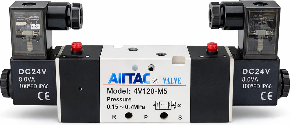 Valvul pneumatike solenoid 4V120-M5 DC24V