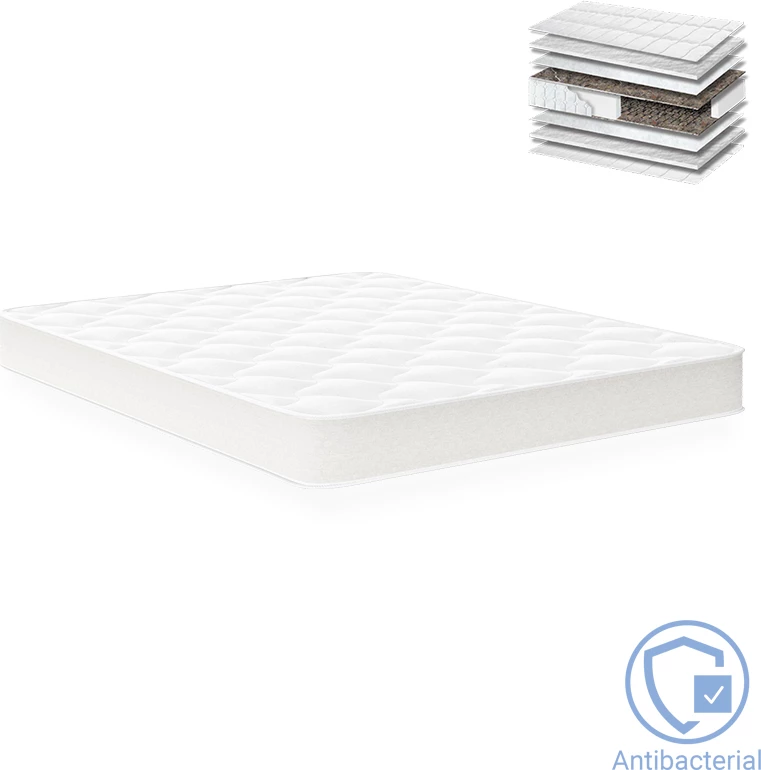 Dyshek dyanshëm Snooz Chic Strom, ngjyrë ecru, 180x200x19cm