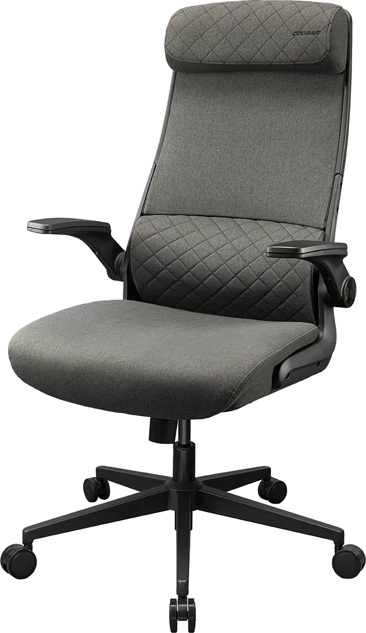 Karrige gaming/zyre Cougar Stryder, pëlhurë, ergonomike, 120 kg, gri/zezë