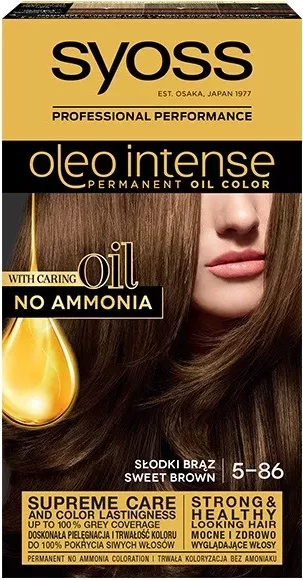 Ngjyrë për flokë Syoss 5-86 Sweet Brown, 50 ml