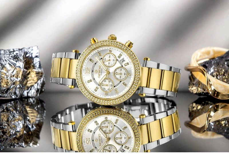 Orë dore femrash Giewont GW3380-B4, gold silver