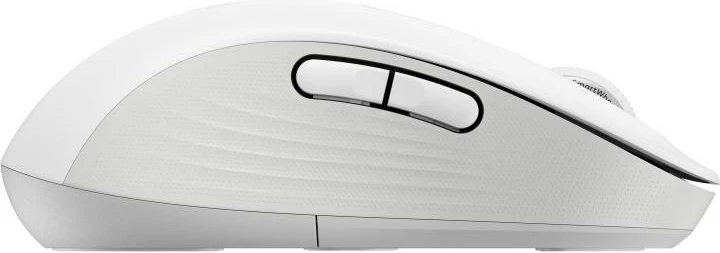 Maus Logitech Signature M650 910-006255 wireless Bluetooth me butona anësorë, i bardhë