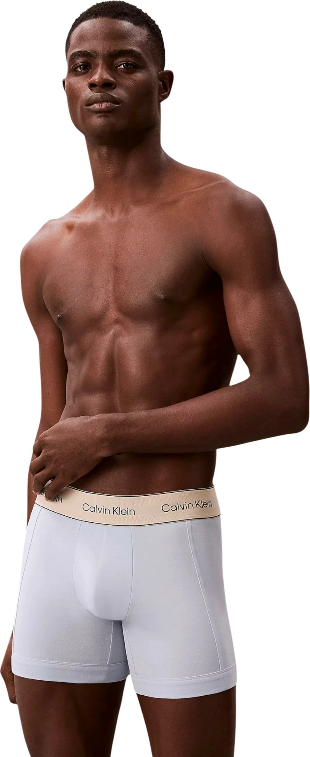 Të brendshme boxer brief 3 palë për meshkuj Calvin Klein Underwear LV00NB4447, të zeza/gri [Madhësia: S]