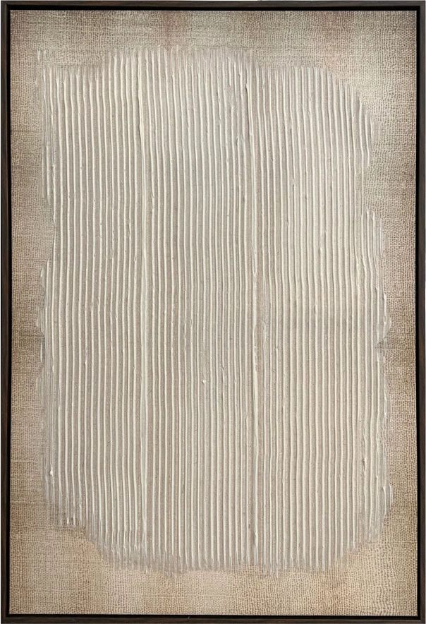Pikturë dekorative REAP, kanavacë, MDF, bezhë, 60x90x4cm