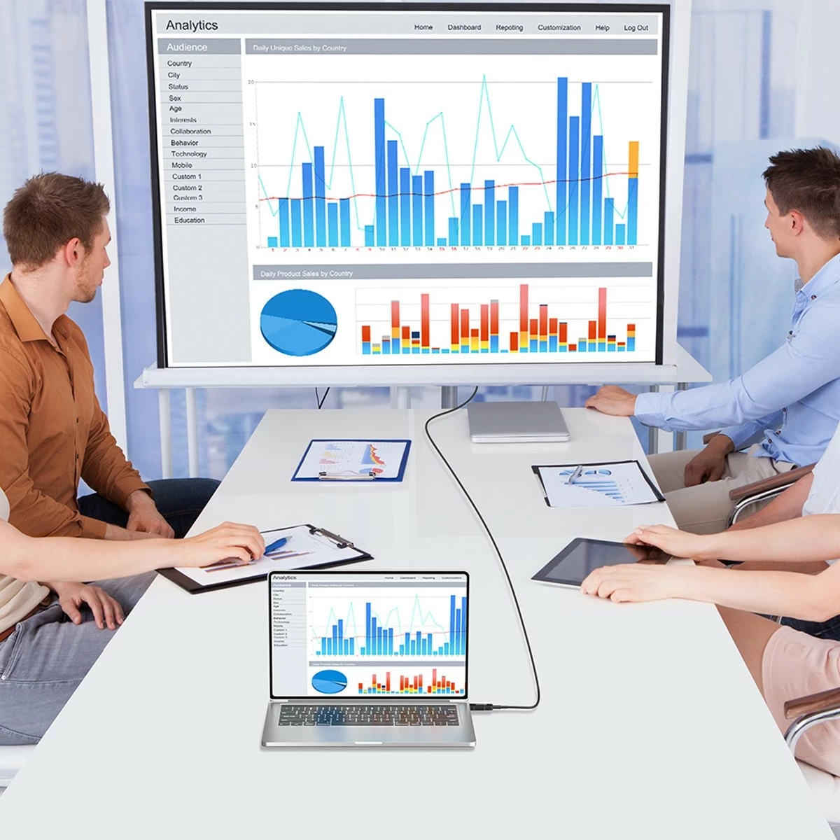 Kabel HDMI optik Unitek 2.0 AOC 7m 4K 60Hz zi