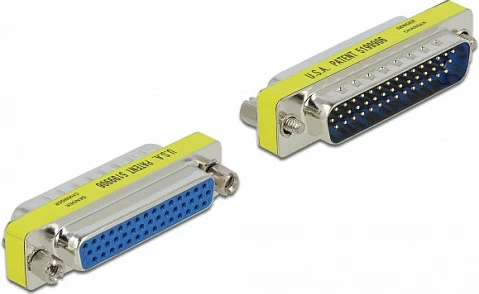 Adapter DeLOCK D-Sub HD 44-pin mashkull-në-femër, port saver, argjendtë