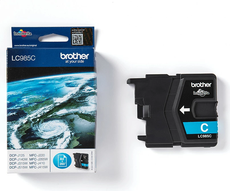 Toner Brother LC985C, Cyan, 260 faqe