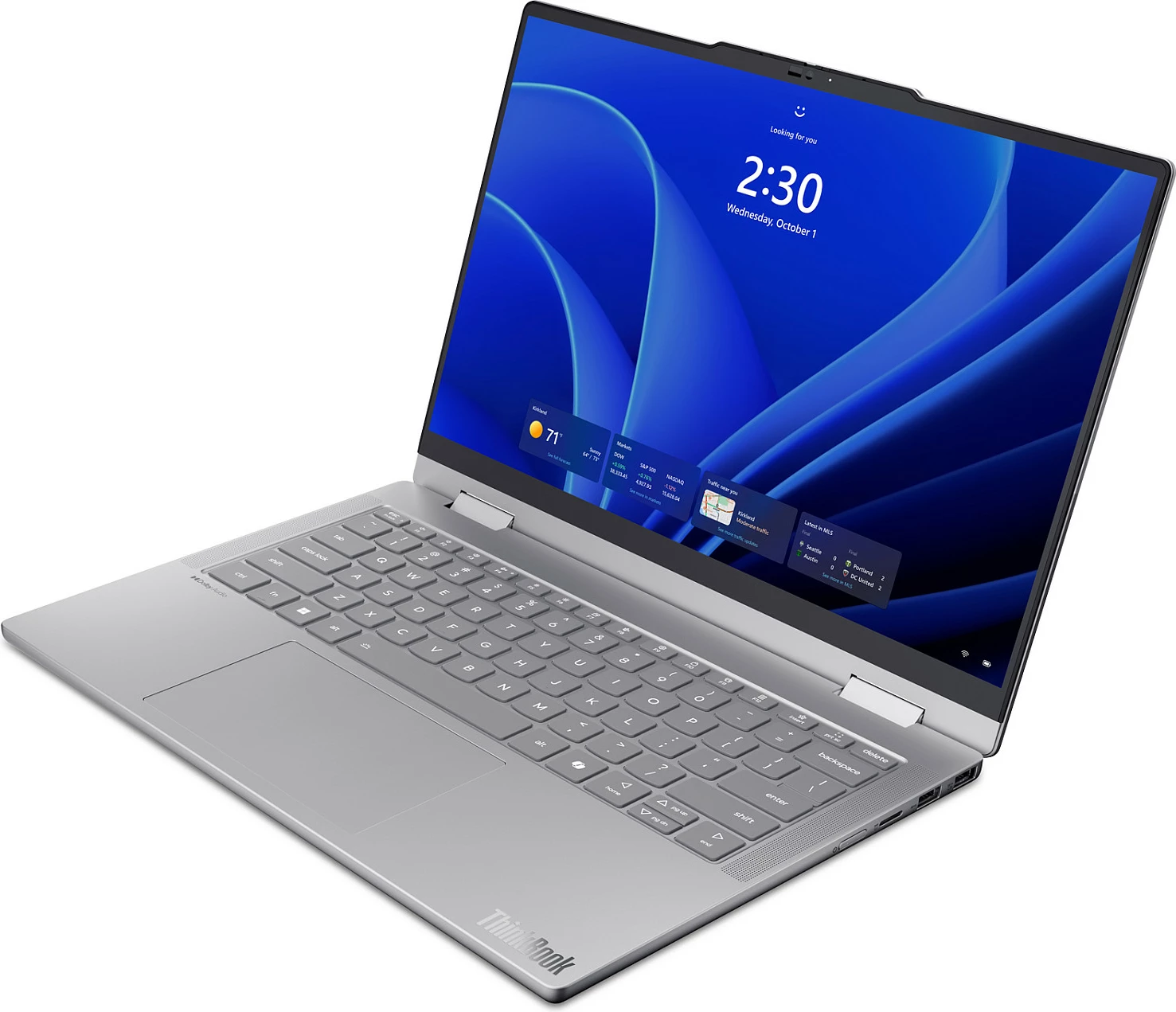 Laptop 2-në-1 Lenovo ThinkBook 14 2-in-1 G6 IPL, Core Ultra 5, 32GB RAM, 512GB SSD, 14" WUXGA, Windows 11 Pro, Luna Grey