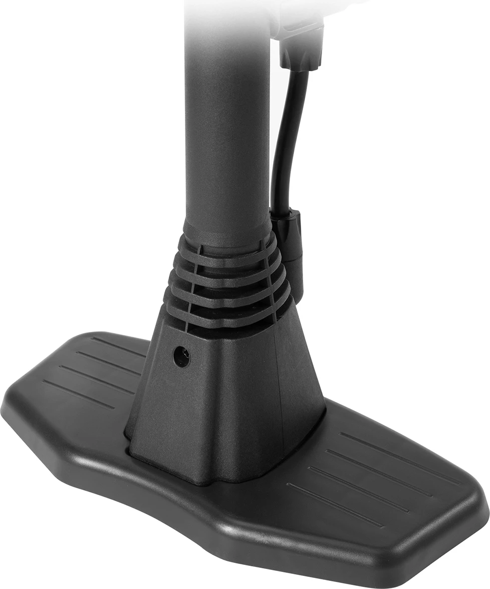 Pompë dyshemeje biçiklete, Wozinsky WPR-02, me manometër, 160 psi / 11 bar, valvula Presta & Schrader, e zezë