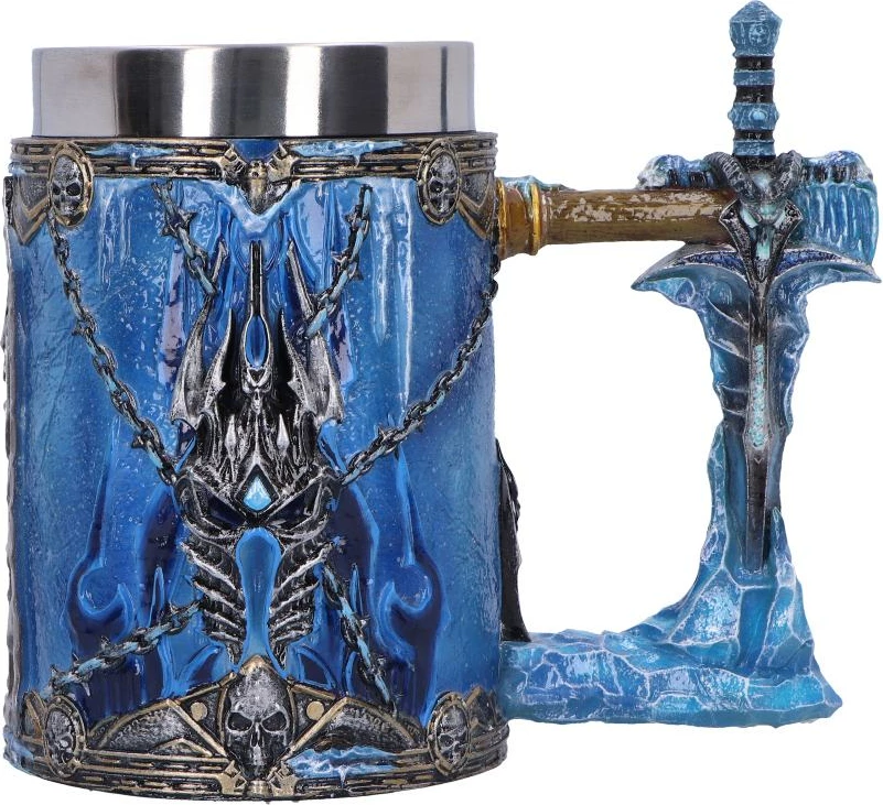 Mug NEMESIS NOW World of Warcraft The Lich King 15.5 cm, blu, me insert inox