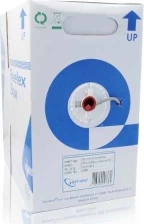 Kabllo rrjeti Gembird UPC-5004E-SO, CAT 5e, 305m, Gri