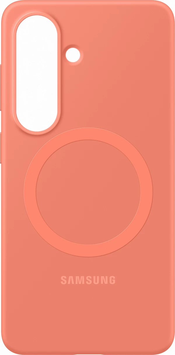 Mbështjellës Samsung Silicone Magnet Case për Samsung Galaxy S26+, kompatibil me MagSafe, i kuq