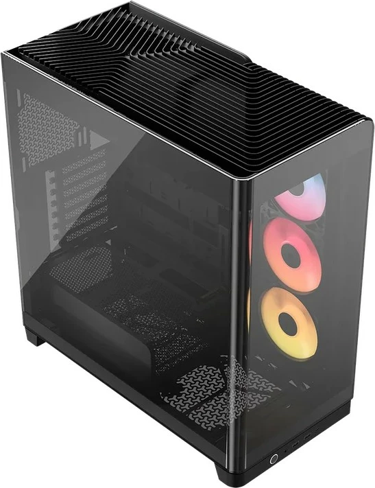 Kasë Corsair 4500X LX RGB midi tower, xham i temperuar, e zezë