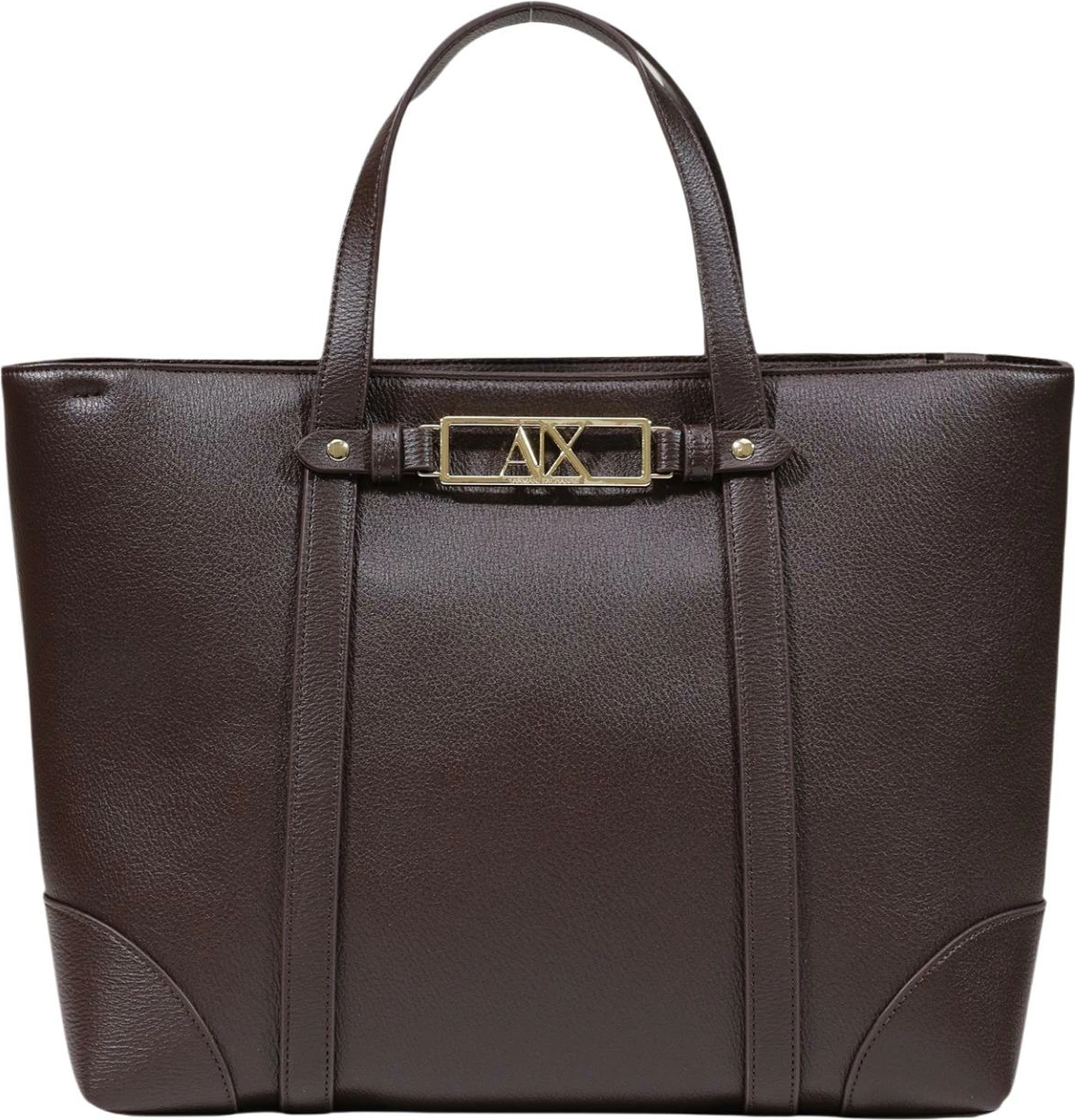 Çantë tote Armani Exchange XW002609 AF15632, kafe e errët