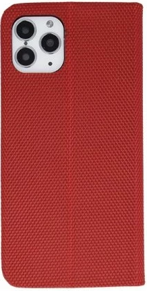 Mbështjellës flip ONASI Moon 11400 për iPhone 12 / 12 Pro, me magnet, i kuq