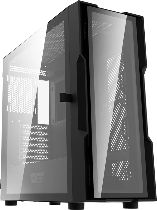 Kasë Darkflash DK431 Glass Big Tower, pa ventilatorë të integruar, E-ATX/ATX/M-ATX, e zezë
