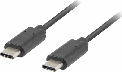 Kabl USB-C në USB-C Lanberg CA-CMCM-10CU-0010-BK 1 m USB 2.0 i zi