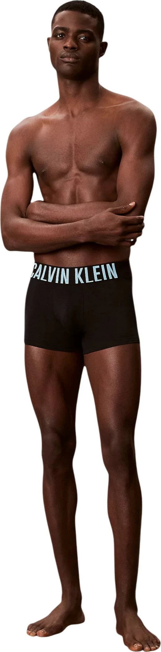 Të brendshme për meshkuj Calvin Klein Underwear TRUNK 3PK 000NB3608A, të zeza/gri [Madhësia: S]