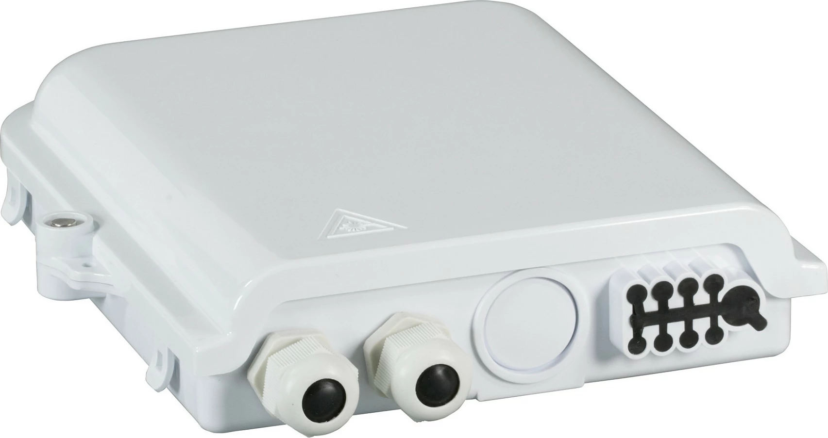 Kuti lidhëse FTTH EFB Elektronik FTTH-BOX-OUT-2, IP65, për 8 lidhje, e bardhë