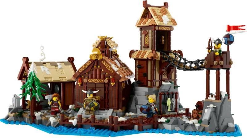 Set LEGO Ideas Viking Village 21343, 2103 copë, shumëngjyrësh