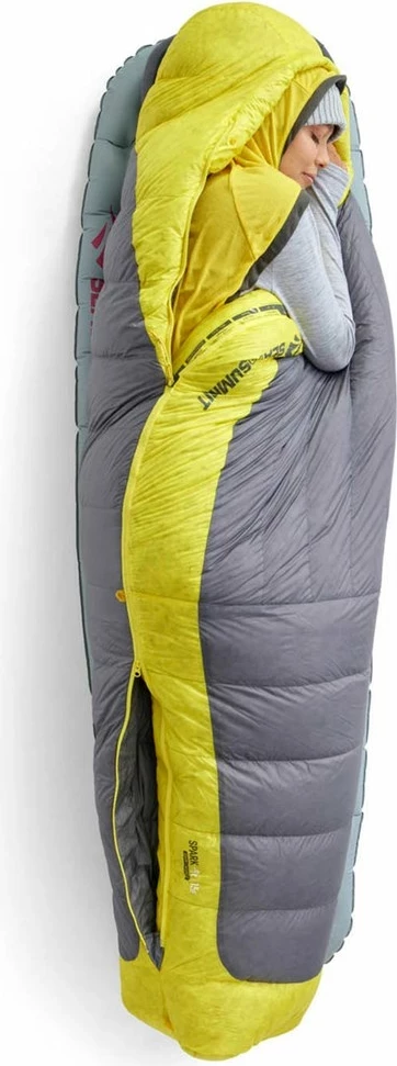 Thes gjumi Sea To Summit ASL041071-331703, Mummy, Gri, Verdhë