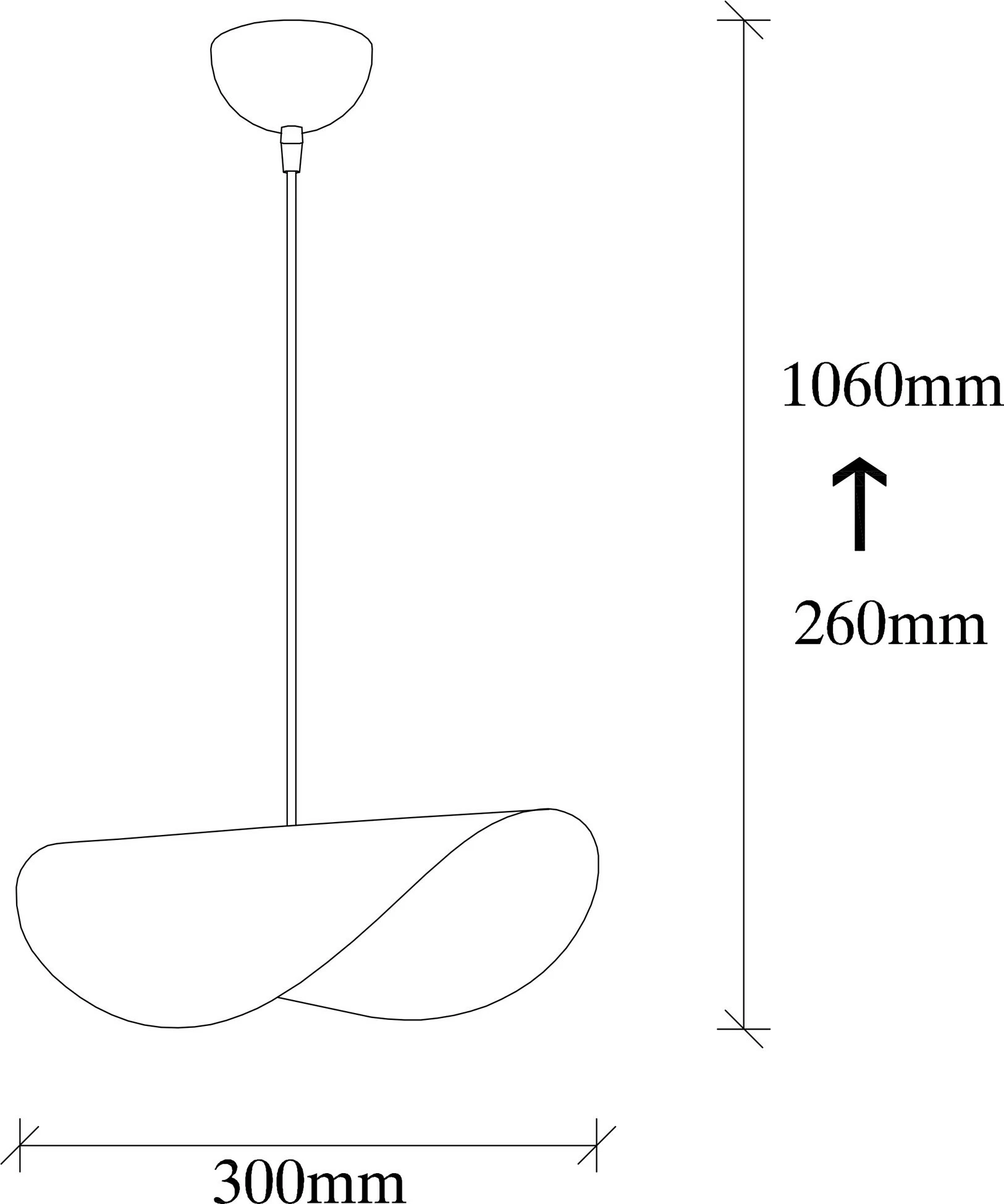 Llambë tavani moderne Opviq, Sivani - MR - 830, metal, e zezë dhe ari, 30x17cm