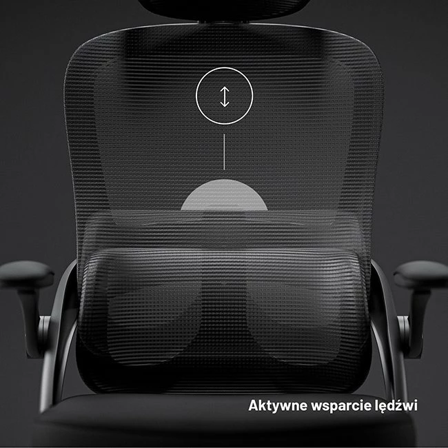 Karrige zyre ergonomike Diablo Chairs V-Light, mbështetje lumbare dinamike, 3D armrests, deri 110 kg, e zezë