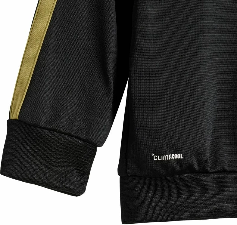 Trenerka për fëmijë adidas, e zezë dhe e artë