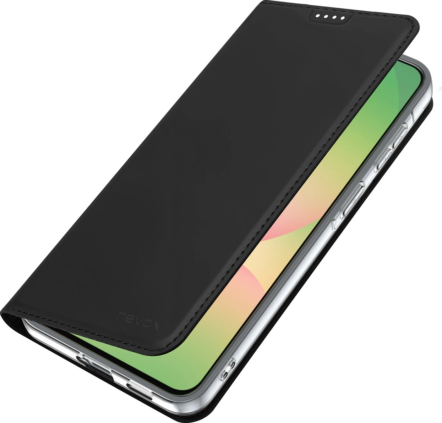 Mbështjellës nevox VARIO Series për Samsung Galaxy A57 5G, folio me kapak, stand, i zi