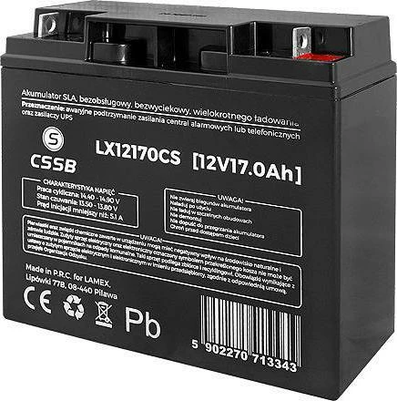 Bateri gel CSSB LX12170CS 12V 17Ah, AGM