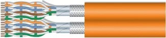 Kabllo rrjeti Cat7 Equip, 1000m, S/FTP, bakër, portokalli