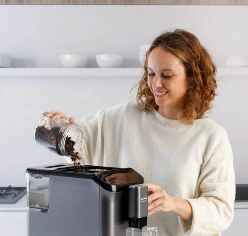 makinë espresso taurus Accento Latte, e bardhë