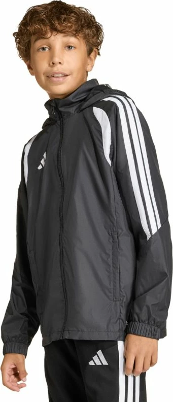 Jakne për fëmijë adidas, e zezë [Madhësia: 128 cm]