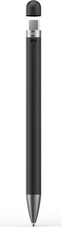 Stilolaps regjistrues Philips VoiceTracer DVT1600, 32GB, USB-C, WAV/PCM, Zi/Argjend