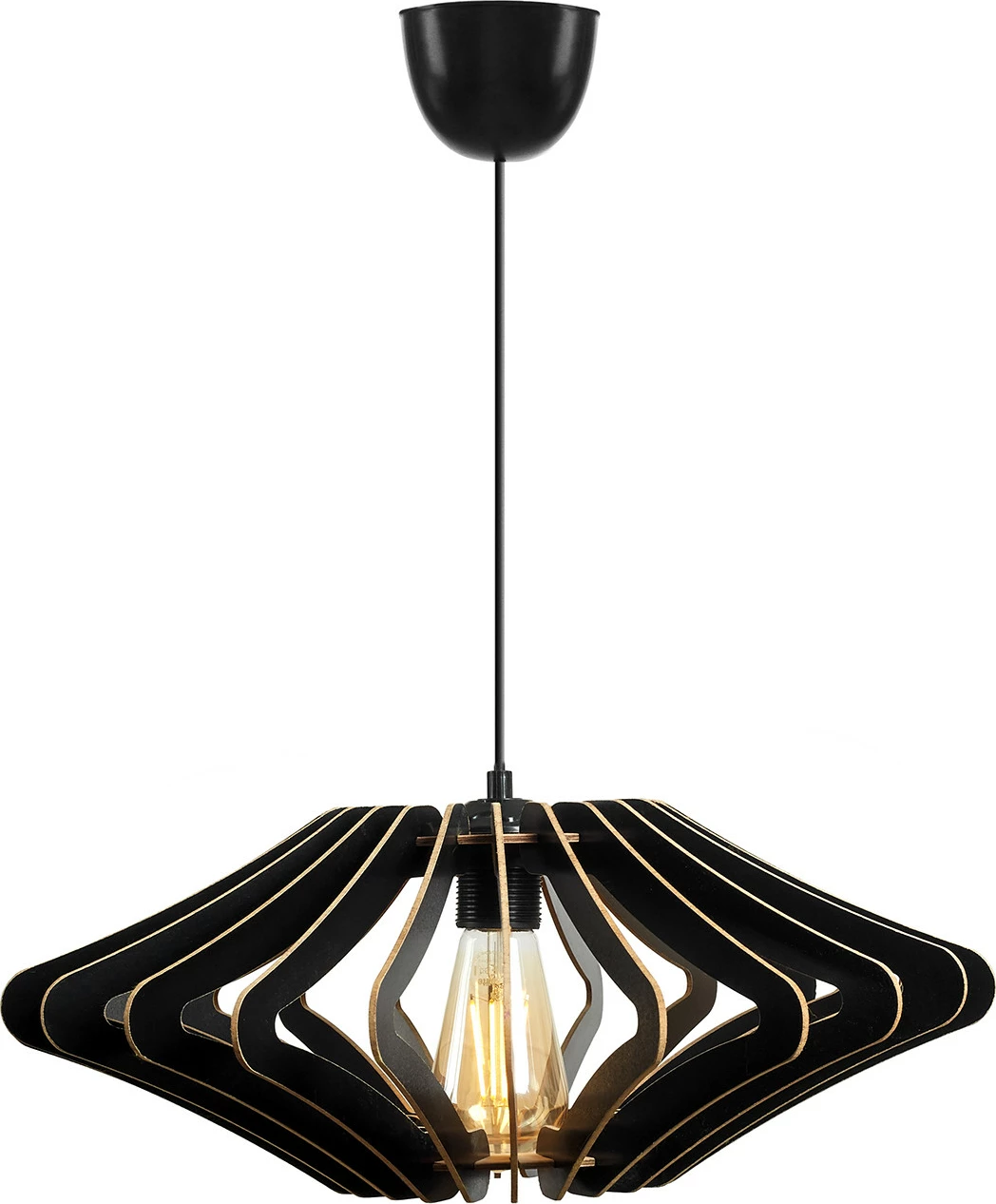 Llambë tavani Opviq, model 173-T, dizajn engjëlli, e zezë