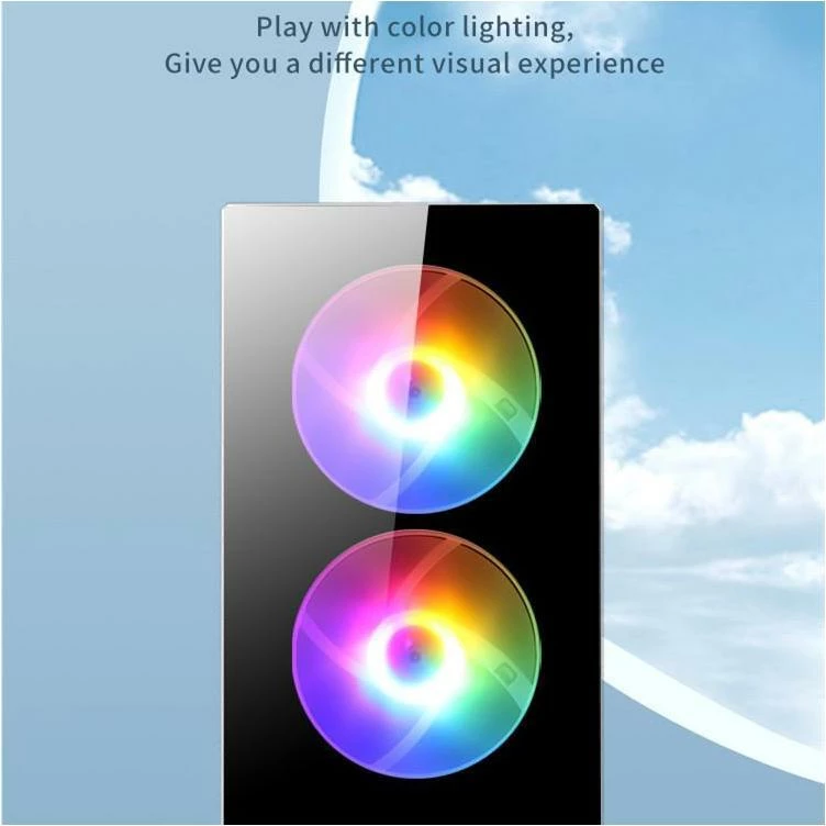 Ventilator Ftohës Për Kompjuter SAMA BLB 3 IN 1 ARGB fan kt (Zezë)