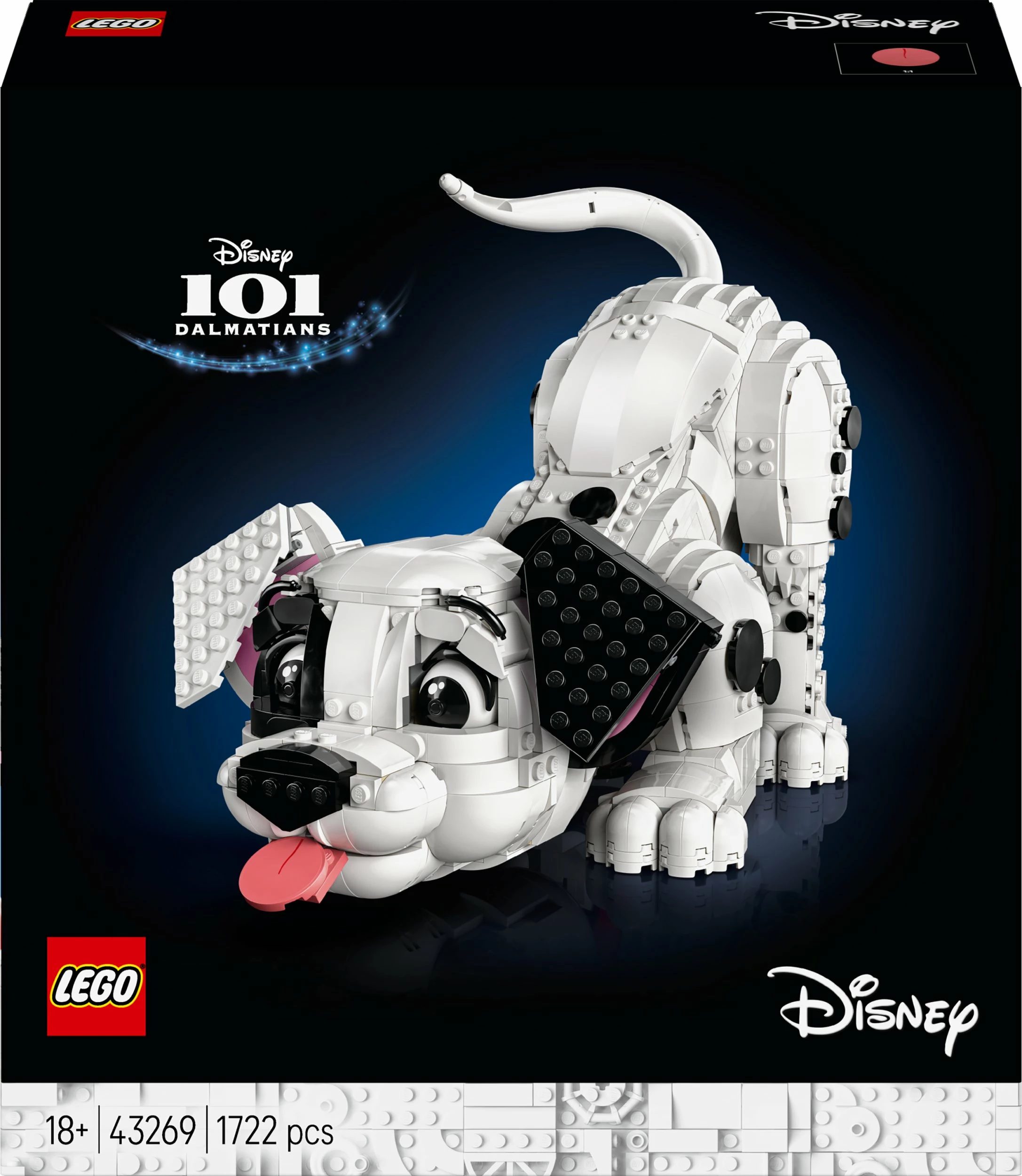 Set LEGO Disney 101 Dalmatians "Puppy" 43269, 1722 copë, 22 cm, 18+
