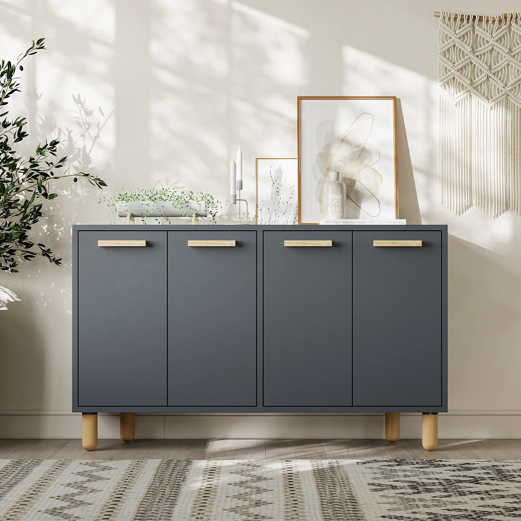 Konsol Skye Decor, Venedik, anthracite