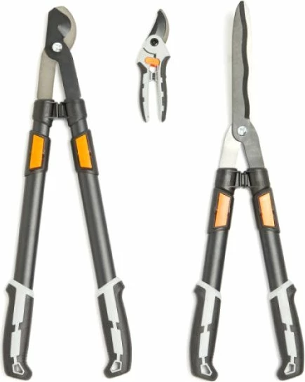 Set krasitjeje VonHaus 3500237, 3 copë, portokalli/zi