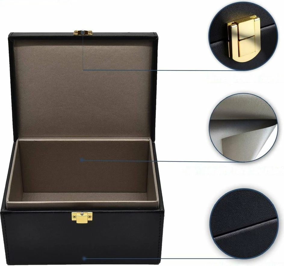 Kuti Faraday Hurtel për bllokim sinjali, për çelësa makine dhe celular, e zezë