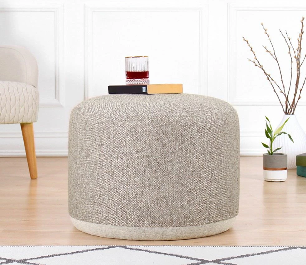Puf Atelier del Sofa, ngjyrë bezhë, Cedre