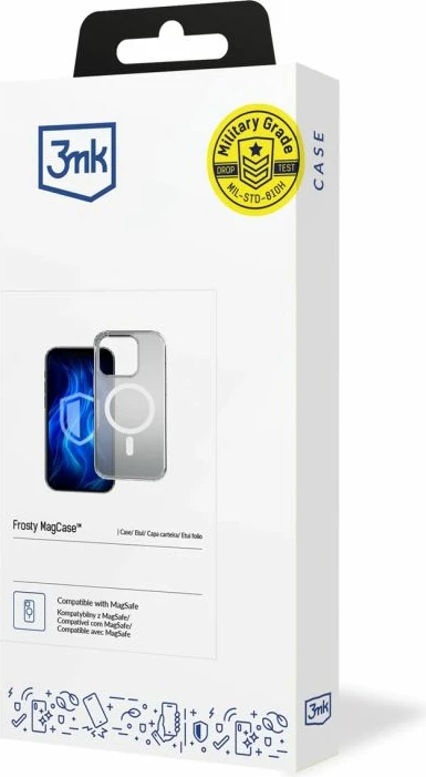 Mbrojtëse telefoni 3mk Frosty MagCase për iPhone 15 Pro Max, e bardhë