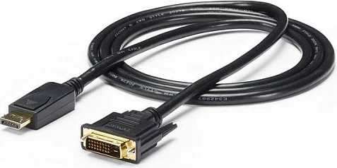 Kabllo DisplayPort në DVI-D StarTech DP2DVI2MM6, 1.8m, 1080p, e zezë