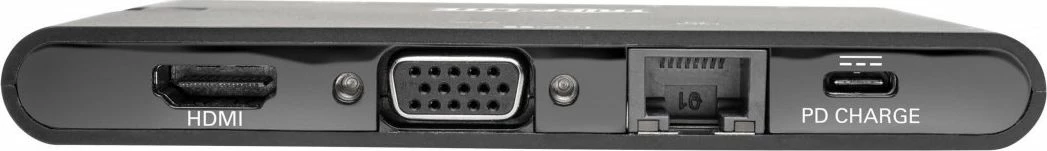 Dock station USB-C Tripp Lite U442-DOCK3-B, 1x HDMI, Gigabit LAN, 2x USB 3.0, 2x USB-C, lexues SD/microSD, e zezë