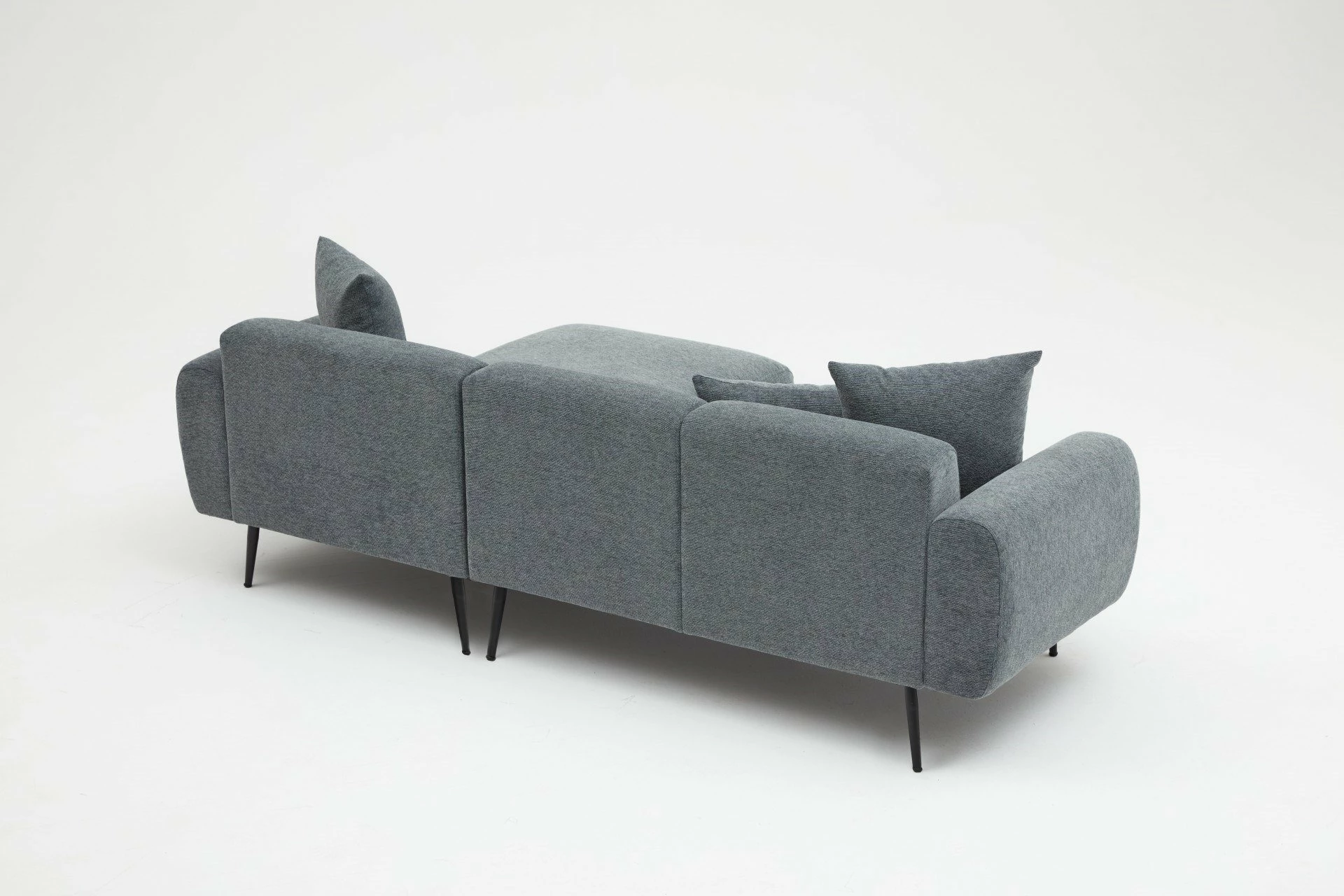 Këndore Atelier del Sofa, anë e djathtë, ngjyrë antracit