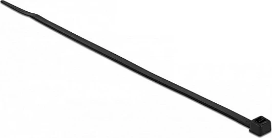Lidhëse kabllosh DeLOCK 300 x 4.8 mm, rezistente ndaj nxehtësisë, 100 copë, e zezë