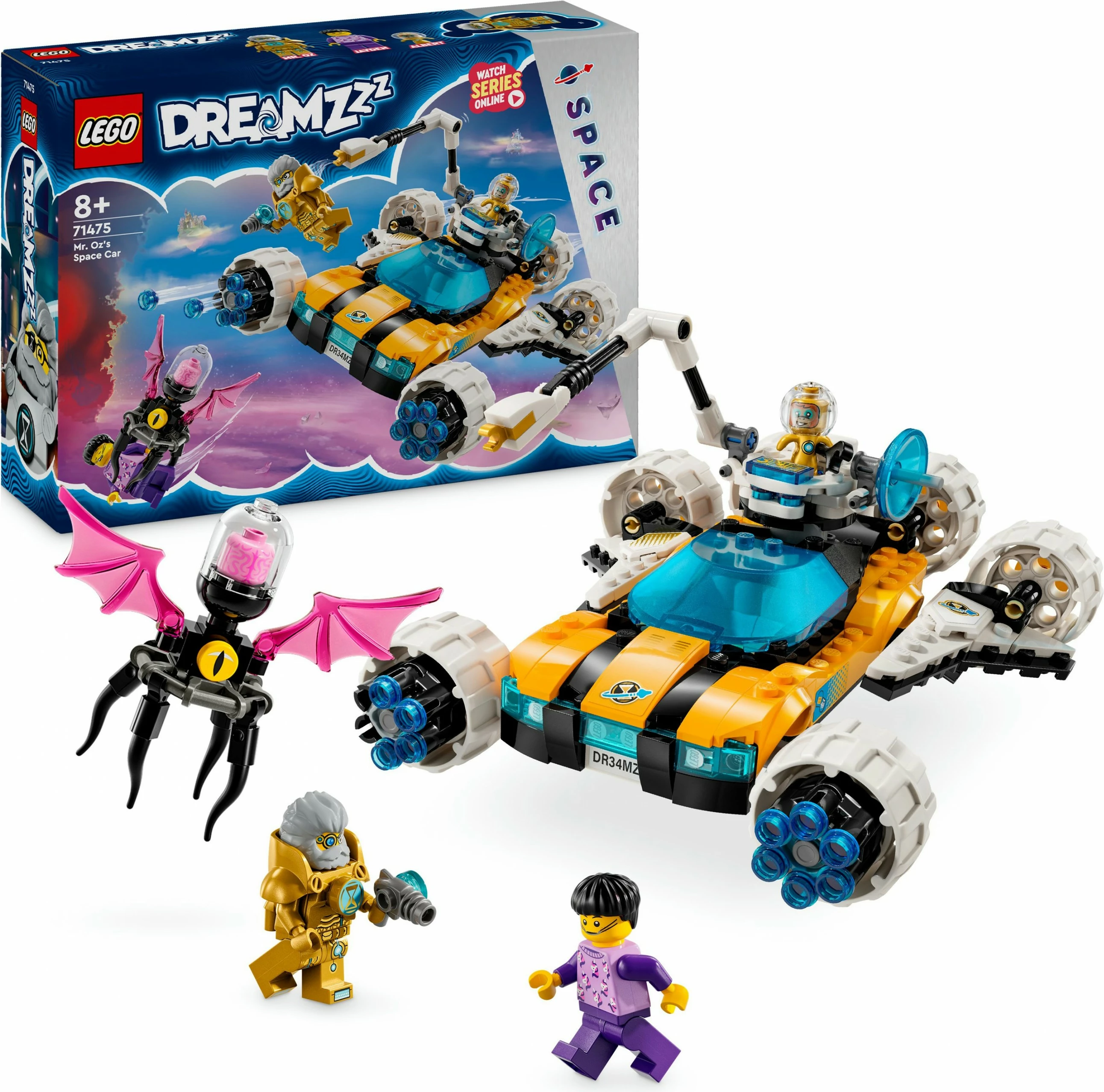 Set ndërtimi LEGO DREAMZzz 71475, Mr. Oz Space Car, 350 pjesë, multikolor