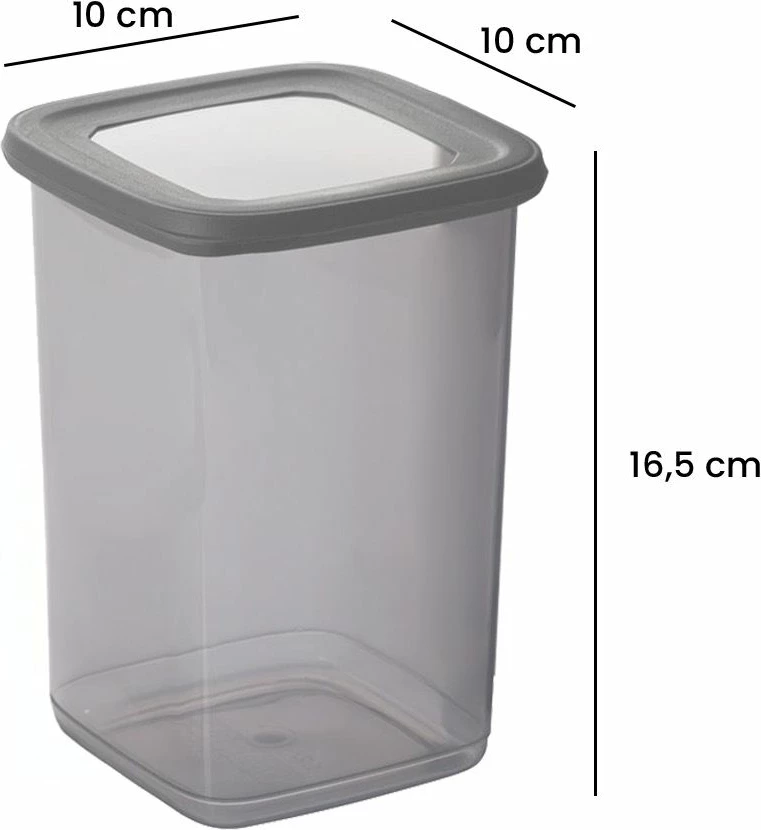 Set kuti për organizim, 24 copë, ngjyrë antracit, BNMPOLYAS24-51217